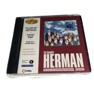 The Complete Herman Collection -Corel Video Game Vintage PC/MAC CD-ROM‎